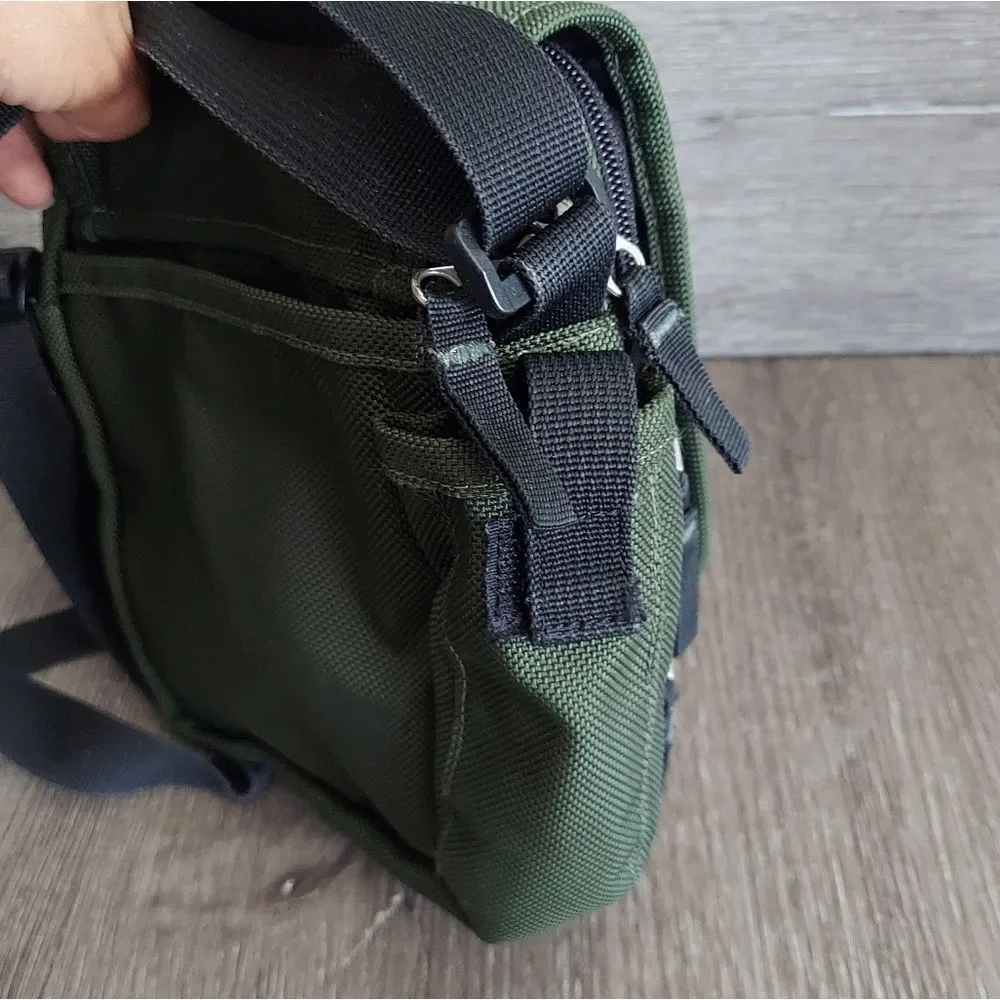 Eddie Bauer Green Crossbody Bag / Travel Bag